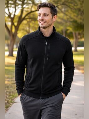 lululemon athletica Black Lightweight Full-Zip Shirt Jacket